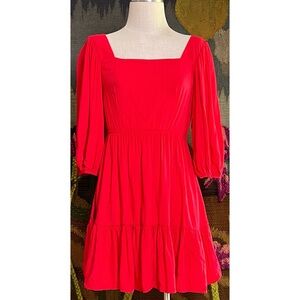 Apricot Mini Dress 10